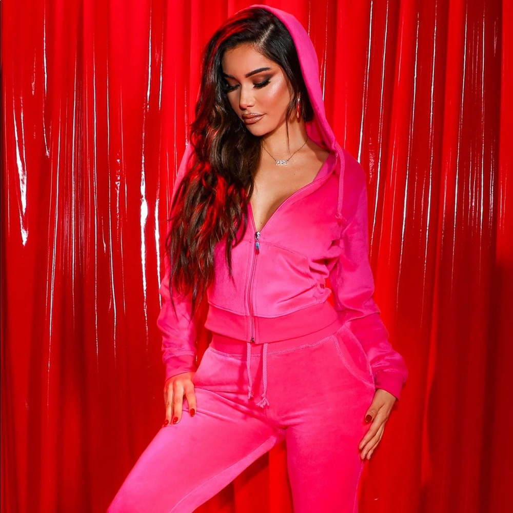 size large fashion nova velour sweatsuit brand new